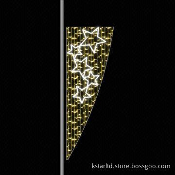 LED Street Motif, Made with Strong Iron Frame and LED Rope Light/Strings, for Outdoor, High Quality